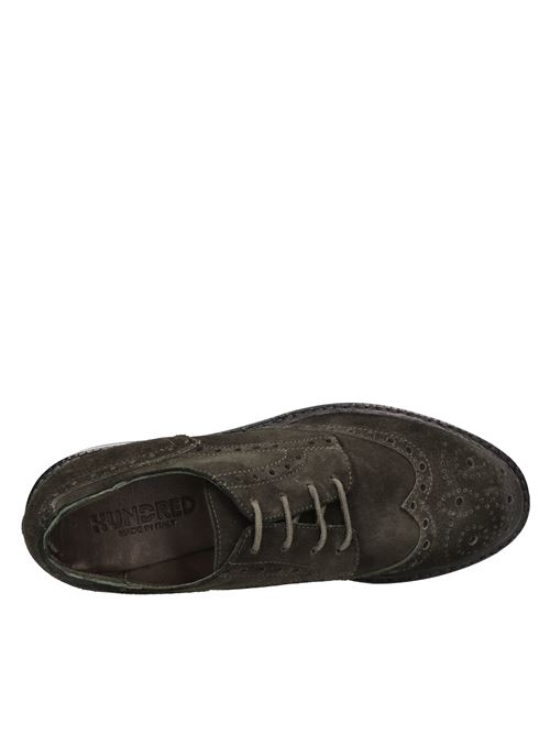 Stringate in camoscio HUNDRED 100 | 848-848-51 VELOURVERDE